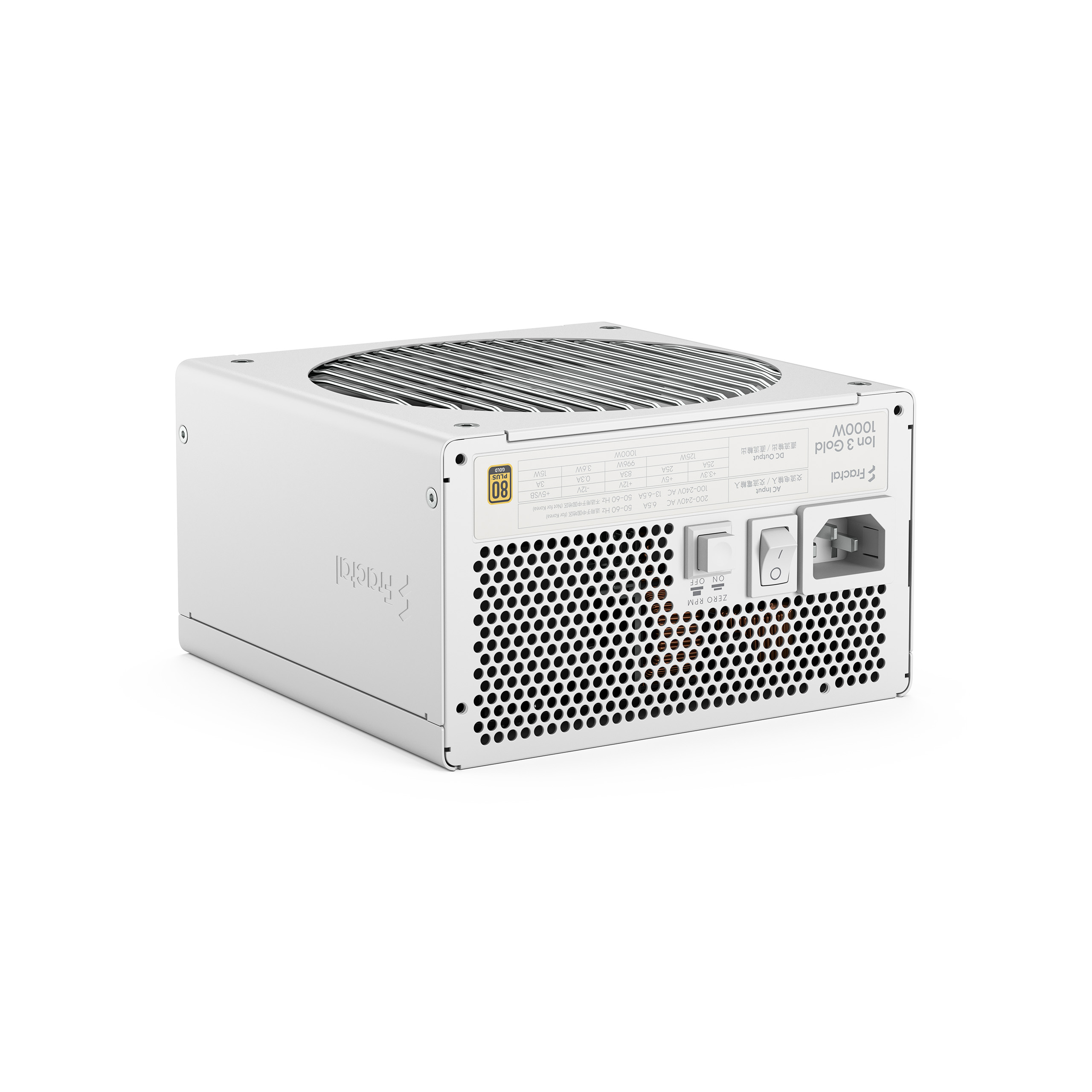 Fractal Design Power Supply, White | Ion 3 Gold | 1000 W - Image 7