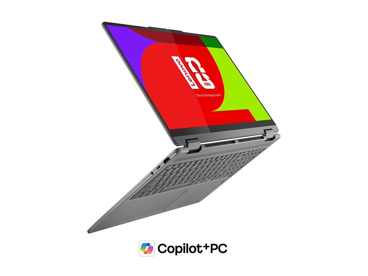 Lenovo Yoga 7 2-in-1 14ILL10 | Luna Grey | 14 " | OLED | Touchscreen | WUXGA | 1920 x 1200 pixels | Intel Core Ultra 7 | 256V | 16 GB | Soldered LPDDR5x | Solid-state drive capacity 512 GB | Intel Arc Graphics 140V | Windows 11 Home | 802.11be | Bluetooth version 5.4 | Keyboard language English | Keyboard backlit | Warranty 24 month(s) | Battery warranty 12 month(s) - Image 2