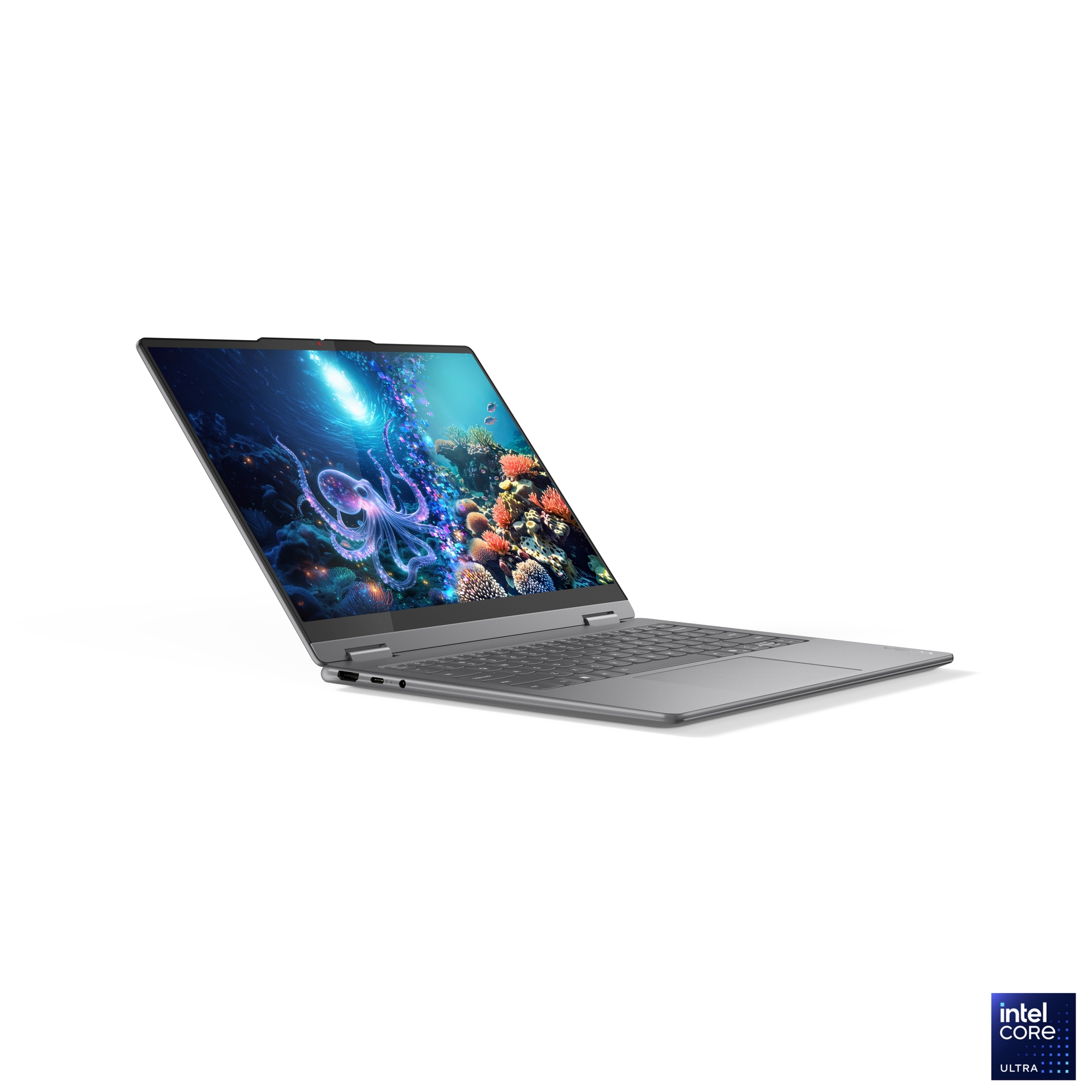 Lenovo Yoga 7 2-in-1 14ILL10 | Luna Grey | 14 " | OLED | Touchscreen | WUXGA | 1920 x 1200 pixels | Intel Core Ultra 7 | 256V | 16 GB | Soldered LPDDR5x | Solid-state drive capacity 512 GB | Intel Arc Graphics 140V | Windows 11 Home | 802.11be | Bluetooth version 5.4 | Keyboard language English | Keyboard backlit | Warranty 24 month(s) | Battery warranty 12 month(s) - Image 26