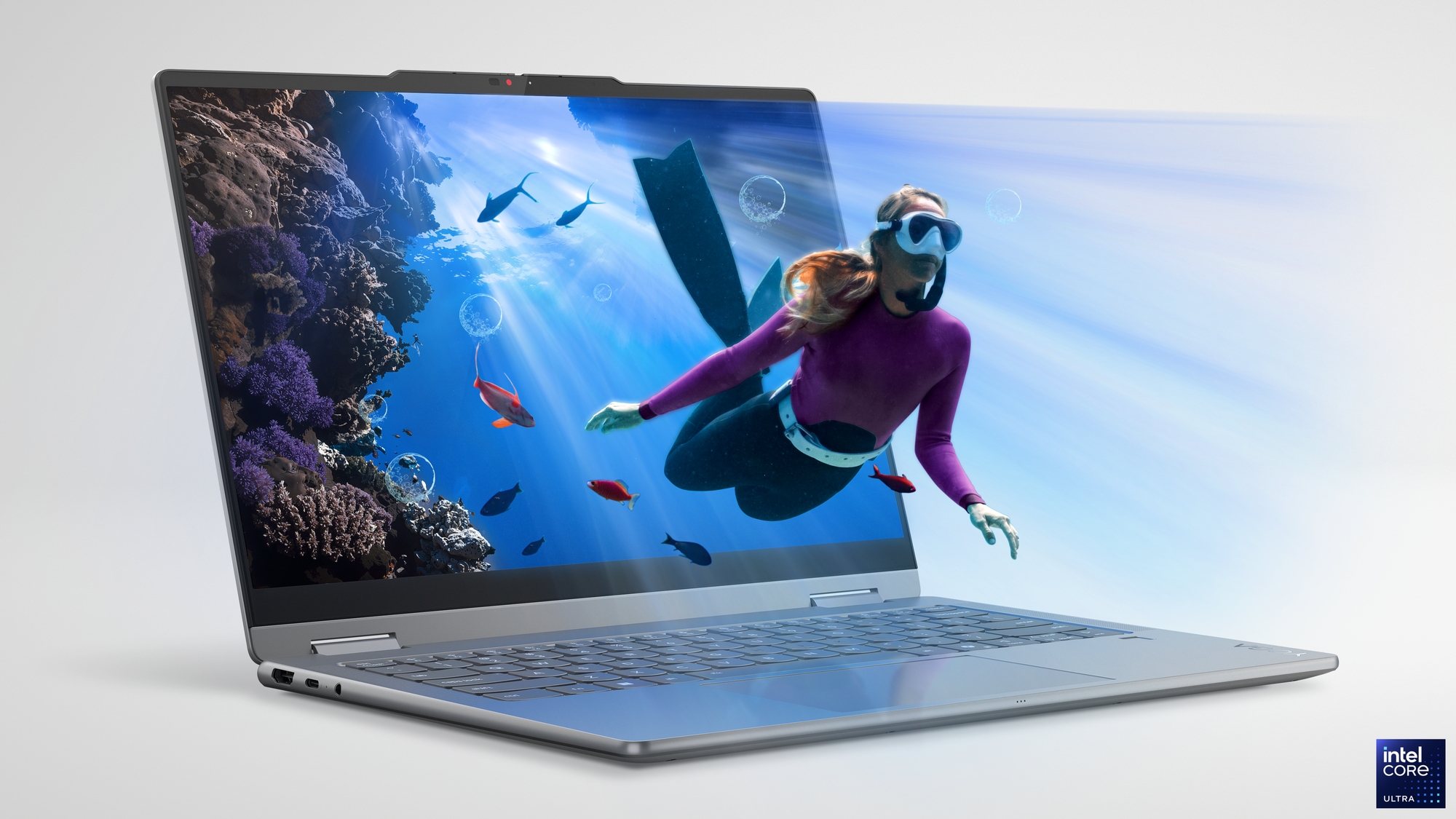 Lenovo Yoga 7 2-in-1 14ILL10 | Luna Grey | 14 " | OLED | Touchscreen | WUXGA | 1920 x 1200 pixels | Intel Core Ultra 7 | 256V | 16 GB | Soldered LPDDR5x | Solid-state drive capacity 512 GB | Intel Arc Graphics 140V | Windows 11 Home | 802.11be | Bluetooth version 5.4 | Keyboard language English | Keyboard backlit | Warranty 24 month(s) | Battery warranty 12 month(s) - Image 38