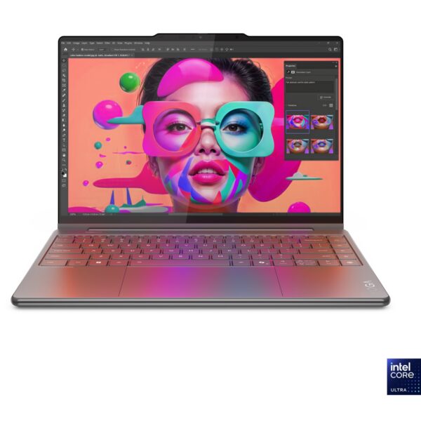 Lenovo Yoga 9 2-in-1 14ILL10 | Luna Grey | 14 " | OLED | Touchscreen | 2.8K WQXGA+ | 2880 x 1800 pixels | Intel Core Ultra 7 | 258V | 32 GB | Soldered LPDDR5x | Solid-state drive capacity 1000 GB | Intel Arc Graphics 140V | Windows 11 Pro | 802.11be | Bluetooth version 5.4 | Keyboard language Nordic | Keyboard backlit | Warranty 24 month(s) | Battery warranty 12 month(s)