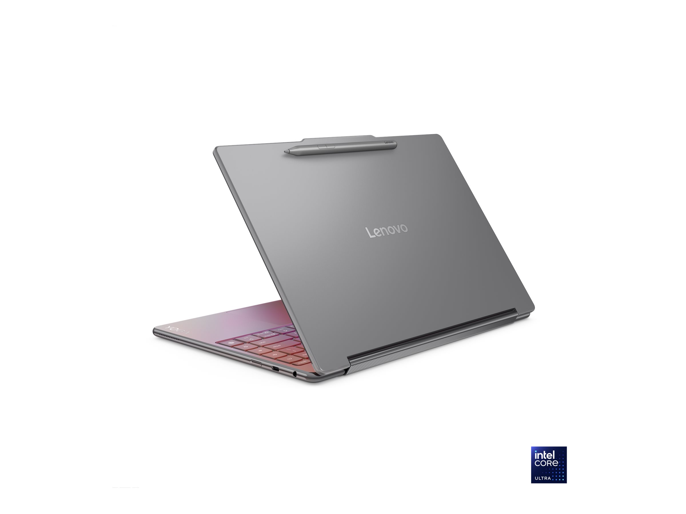 Lenovo Yoga 9 2-in-1 14ILL10 | Luna Grey | 14 " | OLED | Touchscreen | 2.8K WQXGA+ | 2880 x 1800 pixels | Intel Core Ultra 7 | 258V | 32 GB | Soldered LPDDR5x | Solid-state drive capacity 1000 GB | Intel Arc Graphics 140V | Windows 11 Pro | 802.11be | Bluetooth version 5.4 | Keyboard language Nordic | Keyboard backlit | Warranty 24 month(s) | Battery warranty 12 month(s) - Image 9