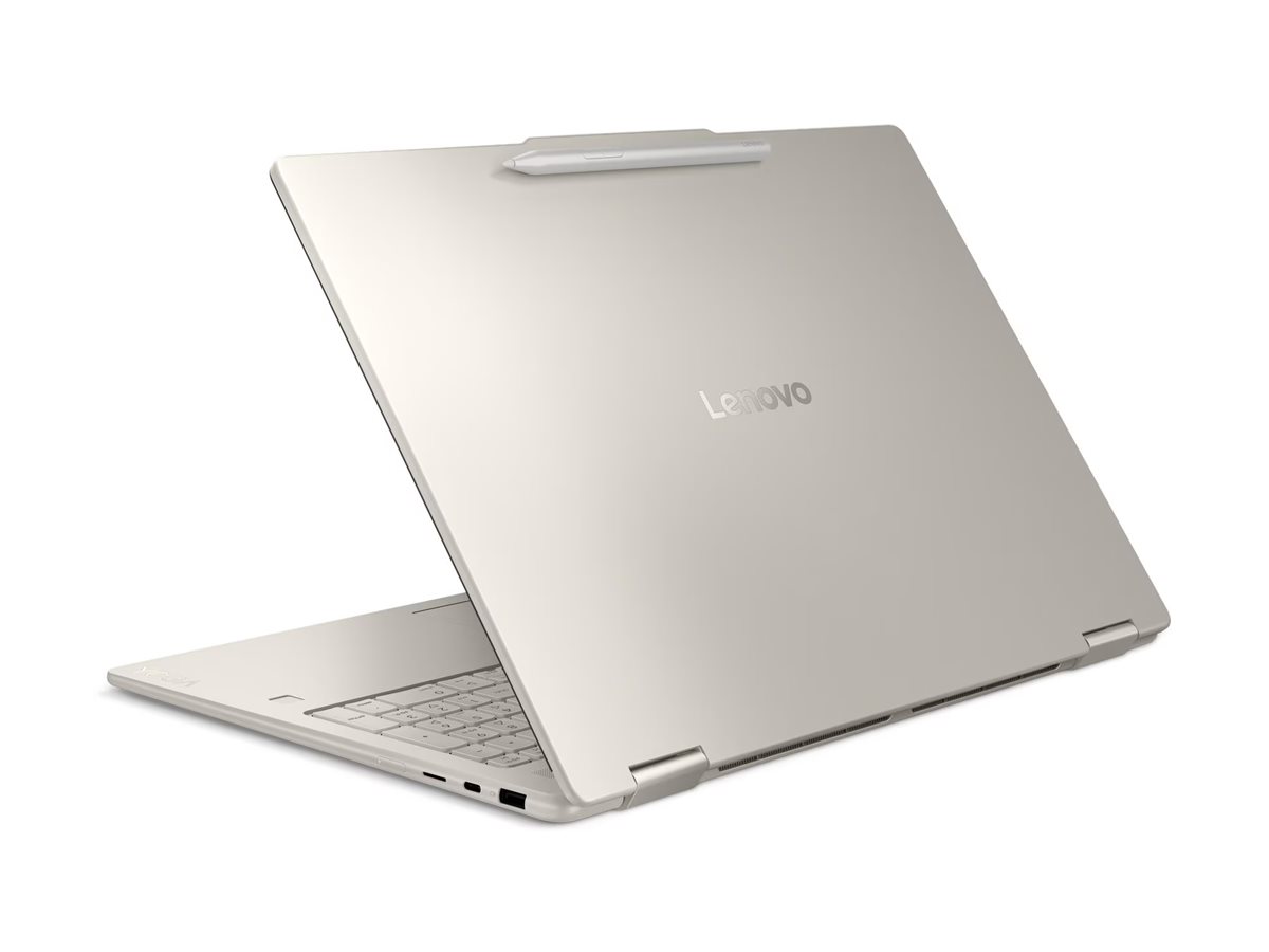 Lenovo Yoga 7 2-in-1 16AKP10 | Seashell | 16 " | OLED | Touchscreen | 2.8K WQXGA+ | 2880 x 1800 pixels | AMD Ryzen AI 7 | 350 | 16 GB | Soldered LPDDR5x | Solid-state drive capacity 1000 GB | AMD Radeon 860M Graphics | Windows 11 Home | 802.11be | Bluetooth version 5.4 | Keyboard language Nordic | Keyboard backlit | Warranty 24 month(s) | Battery warranty 12 month(s) - Image 9
