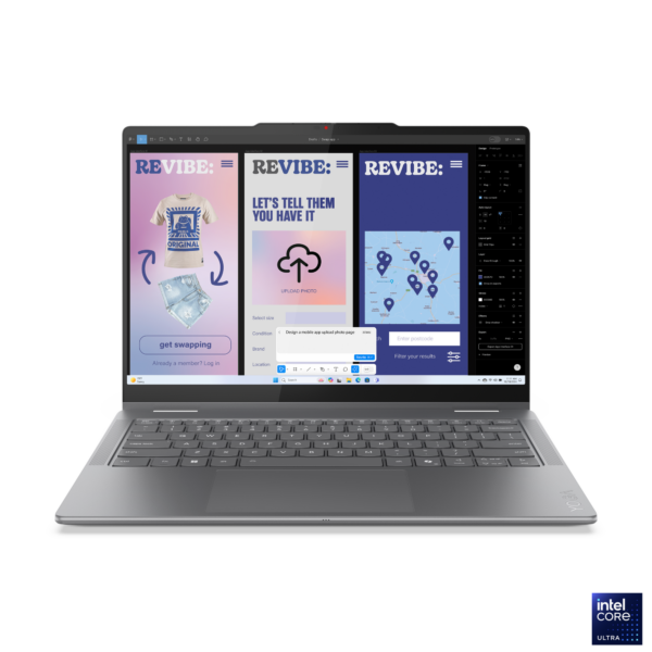 Lenovo Yoga 7 2-in-1 14ILL10 | Luna Grey | 14 " | OLED | Touchscreen | WUXGA | 1920 x 1200 pixels | Glossy | Intel Core Ultra 5 | 226V | 16 GB | Soldered LPDDR5x | Solid-state drive capacity 512 GB | Intel Arc Graphics | Windows 11 Home | 802.11be | Bluetooth version 5.4 | Keyboard language Nordic | Keyboard backlit | Warranty 24 month(s) | Battery warranty 12 month(s)