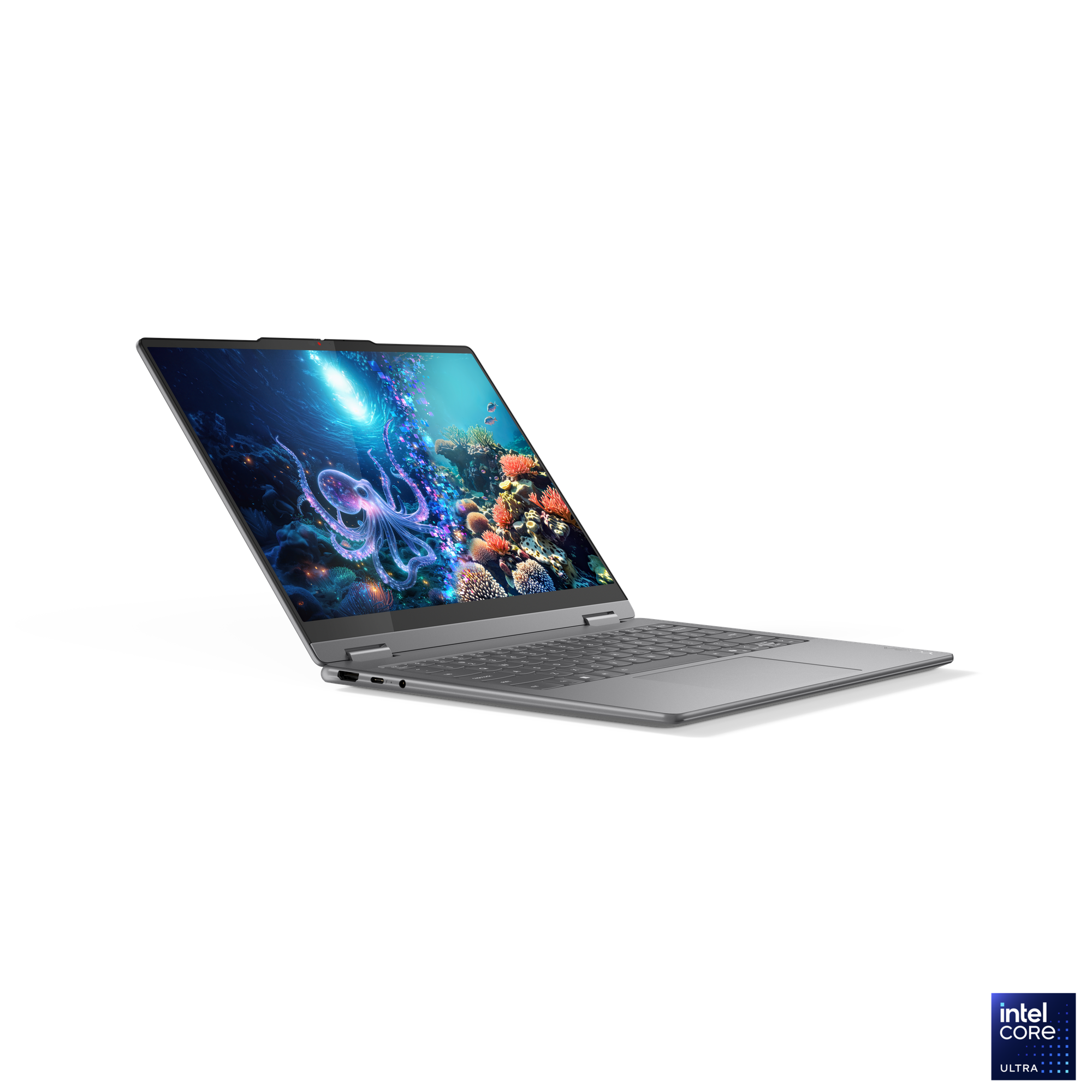 Lenovo Yoga 7 2-in-1 14ILL10 | Luna Grey | 14 " | OLED | Touchscreen | WUXGA | 1920 x 1200 pixels | Glossy | Intel Core Ultra 5 | 226V | 16 GB | Soldered LPDDR5x | Solid-state drive capacity 512 GB | Intel Arc Graphics | Windows 11 Home | 802.11be | Bluetooth version 5.4 | Keyboard language Nordic | Keyboard backlit | Warranty 24 month(s) | Battery warranty 12 month(s) - Image 18