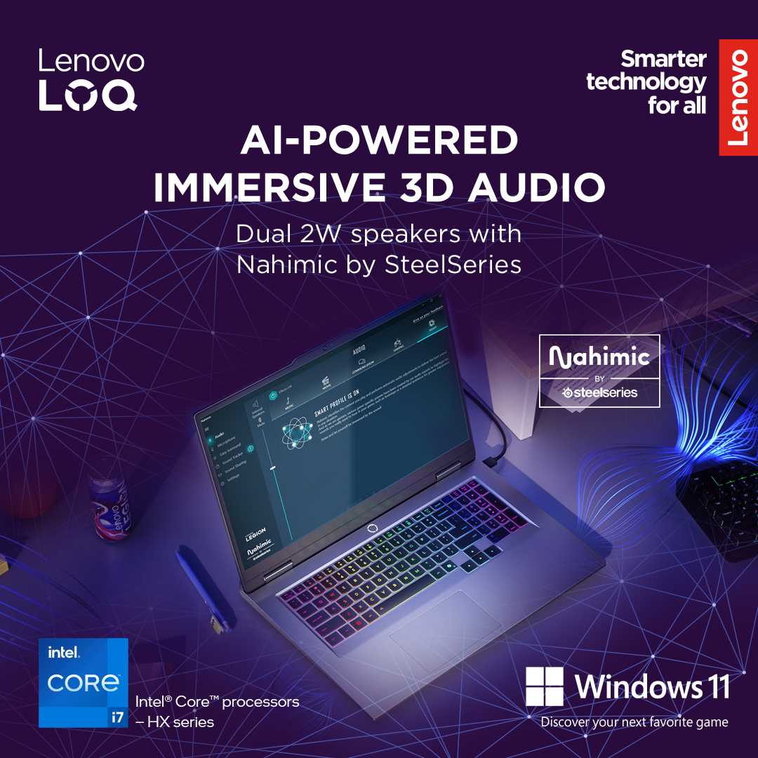 Lenovo LOQ 17IRX10 17.3 FHD i7-13650HX/16GB/1TB/NVIDIA GF RTX 5060 8GB/WIN11 Home/ENG Backlit kbd/Luna Grey/2Y Warranty - Image 26