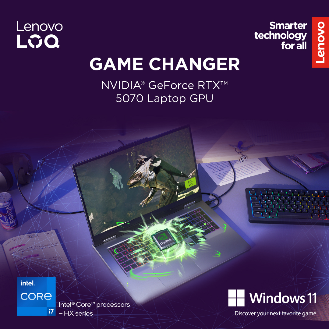 Lenovo LOQ 17IRX10 17.3 FHD i7-13650HX/16GB/1TB/NVIDIA GF RTX 5060 8GB/WIN11 Home/ENG Backlit kbd/Luna Grey/2Y Warranty - Image 31