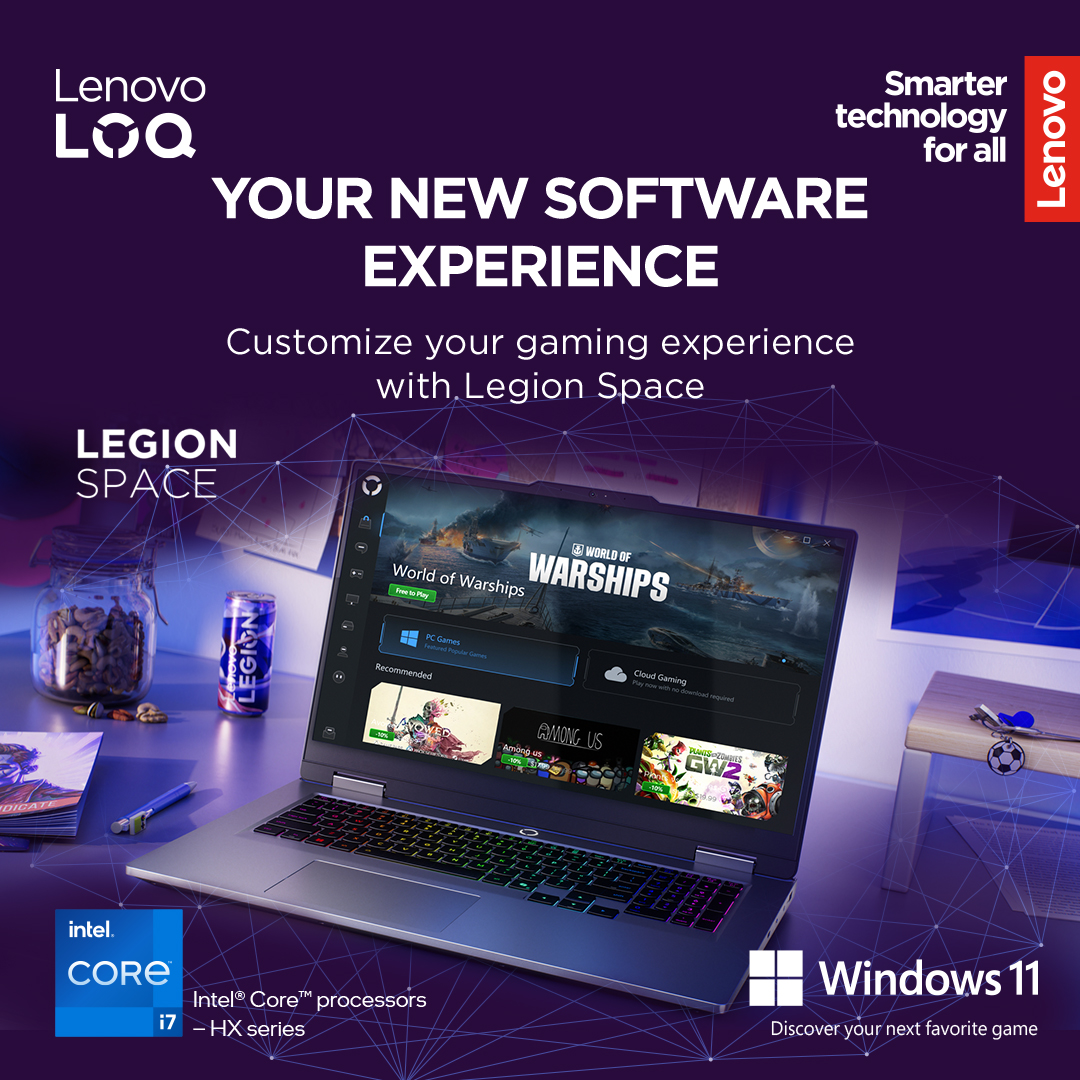 Lenovo LOQ 17IRX10 17.3 FHD i7-13650HX/16GB/1TB/NVIDIA GF RTX 5060 8GB/WIN11 Home/ENG Backlit kbd/Luna Grey/2Y Warranty - Image 36