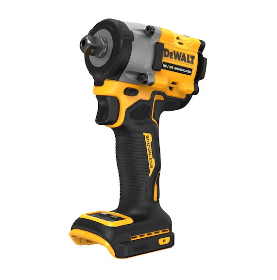 DEWALT | 18V XR Brushless Compact 1/2" Detent Pin Anvil Impact Wrench - Bare Unit | DCF922N-XJ
