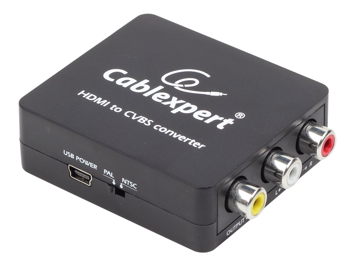 Gembird DSC-HDMI-CVBS-001 HDMI to CVBS (+ stereo audio) Converter | Cablexpert