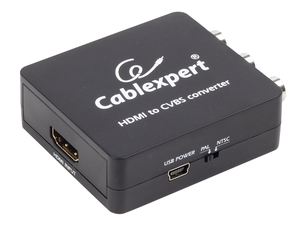 Gembird DSC-HDMI-CVBS-001 HDMI to CVBS (+ stereo audio) Converter | Cablexpert - Image 2