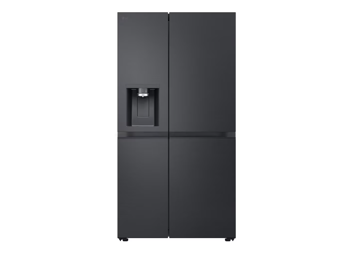 LG Refrigerator | GSLC41EPPE | Energy efficiency class E | Free standing | Side by side | Height 179 cm | Fridge net capacity 420 L | Freezer net capacity 221 L | Display | 36 dB | Black - Image 2