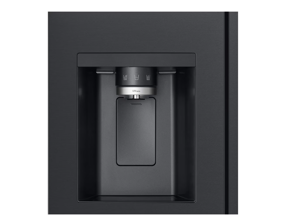 LG Refrigerator | GSLC41EPPE | Energy efficiency class E | Free standing | Side by side | Height 179 cm | Fridge net capacity 420 L | Freezer net capacity 221 L | Display | 36 dB | Black - Image 5