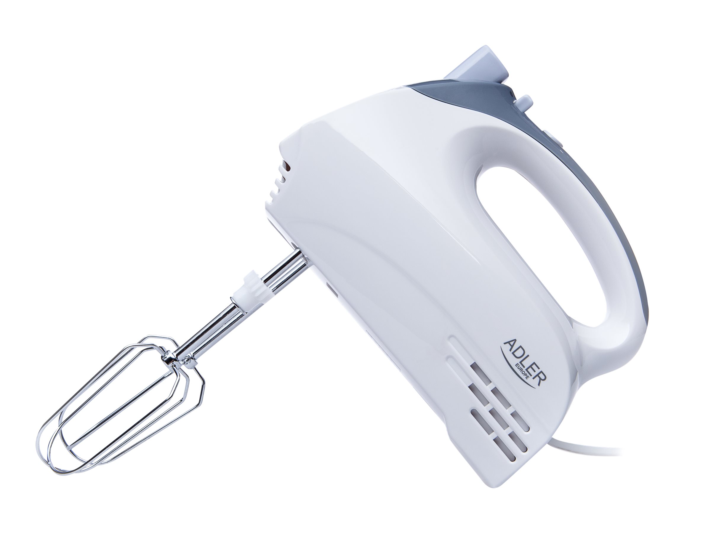 Adler | Mixer | AD 4202 | Mixer with bowl | 300 W | Number of speeds 5 | Turbo mode | White - Image 5