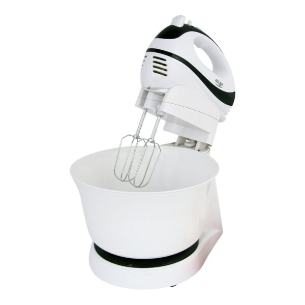 Adler | Mixer | AD 4206 | Mixer with bowl | 300 W | Number of speeds 5 | Turbo mode | White