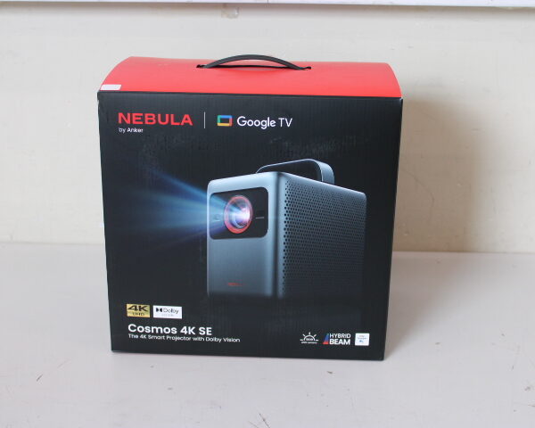 SALE OUT. Anker Nebula Projector Cosmos 4K SE | Anker Nebula Cosmos 4K SE Smart Portable Projector | 4K UHD (3840 x 2160) | 1800 ANSI lumens | Grey | UNPACKED, SCRATCHED TOP