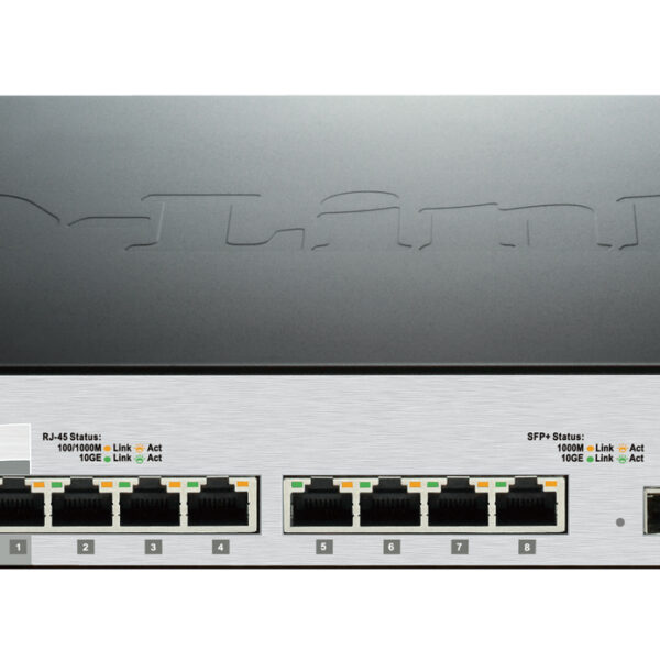 D-Link | Switch | DXS-1210-10TS | Web Management | Desktop | 10 Gbps (RJ-45) ports quantity 8 | SFP+ ports quantity 2 | Power supply type Single | 24 month(s)