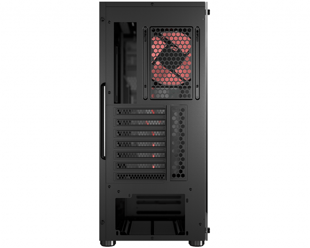 MSI MAG VAMPIRIC 010M PC Case, Midi-Tower, USB 3.2, Black | MSI | MAG VAMPIRIC 010M | ATX | Black - Image 2