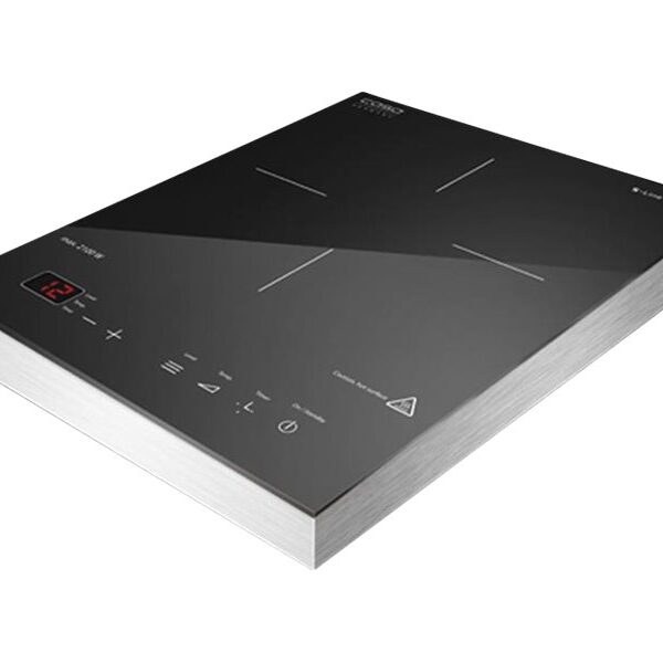 Caso | Free standing table hob | 02225 | Number of burners/cooking zones 1 | Sensor-Touch | Aluminium | Induction