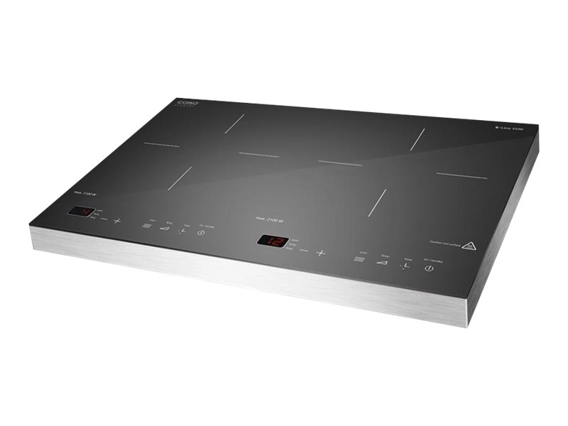 Caso | Free standing table hob | S-Line 3500 | Number of burners/cooking zones 2 | Sensor-Touch | Black | Induction