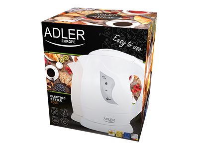 Adler | Kettle | AD 08 b | Standard | 850 W | 1 L | Plastic | 360° rotational base | Beige - Image 6