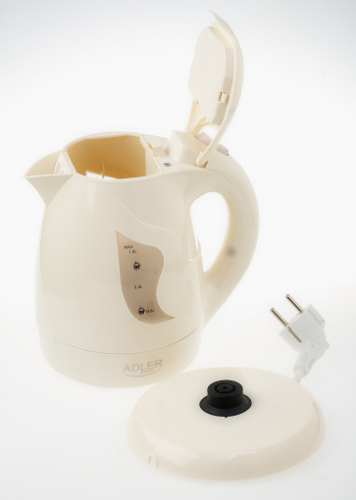 Adler | Kettle | AD 08 b | Standard | 850 W | 1 L | Plastic | 360° rotational base | Beige - Image 11