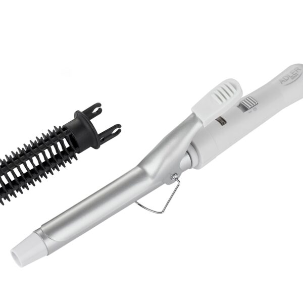 Adler | AD 2105 | Warranty 24 mėn. | Ceramic heating system | Barrel diameter 19 mm | Number of heating levels 1 | 25 W | White