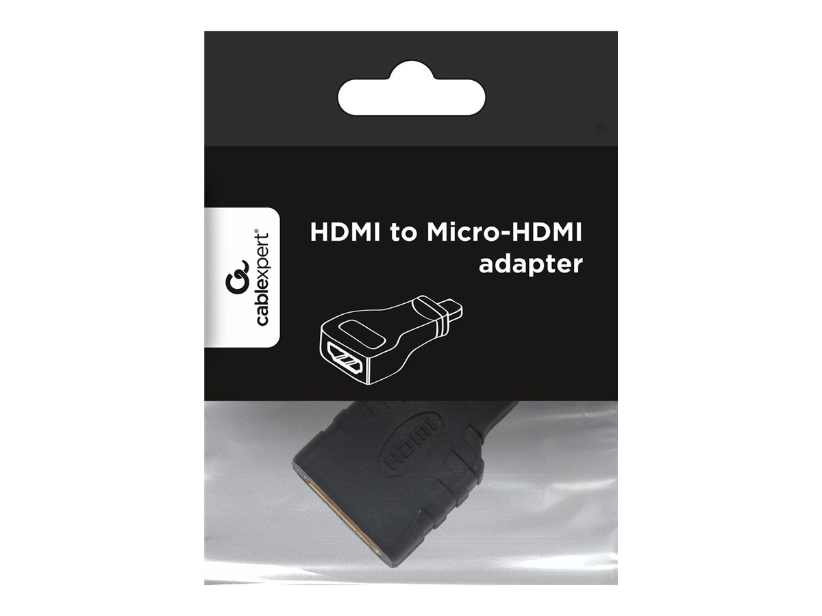 Gembird | HDMI to Micro-HDMI adapter | Black | HDMI | micro HDMI - Image 6