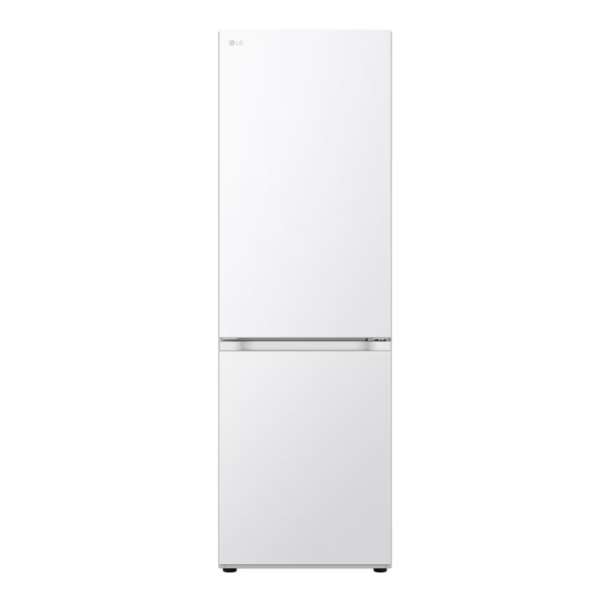 LG Refrigerator | GBV3100ESW | Energy efficiency class E | Free standing | Combi | Height 186 cm | No Frost system | Fridge net capacity 234 L | Freezer net capacity 110 L | Display | 35 dB | White