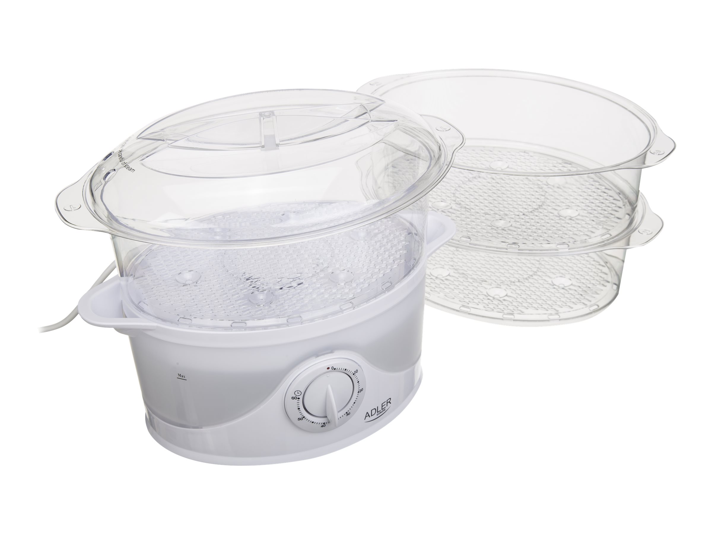 Adler | White | 800 W W | Number of baskets 3 - Image 2