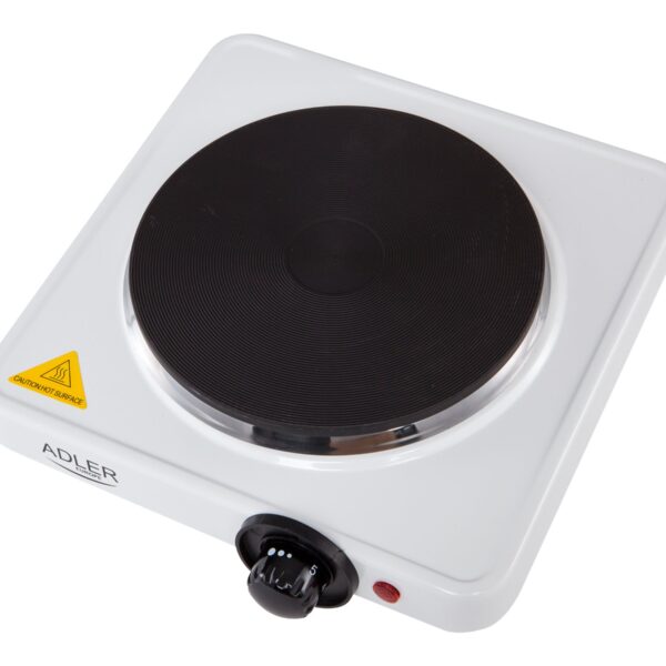 Adler | Free standing table hob | AD 6503 | Number of burners/cooking zones 1 | White | Electric