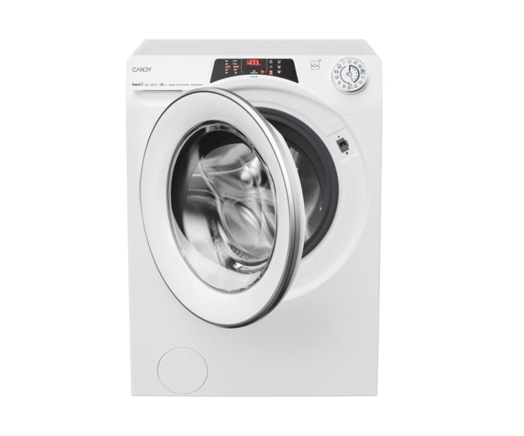 Candy Washing Machine | RO 284DWMS7/1-S | Energy efficiency class A | Front loading | Washing capacity 8 kg | 1200 RPM | Depth 53 cm | Width 60 cm | Display | TFT | Steam function | Wi-Fi | White - Image 3