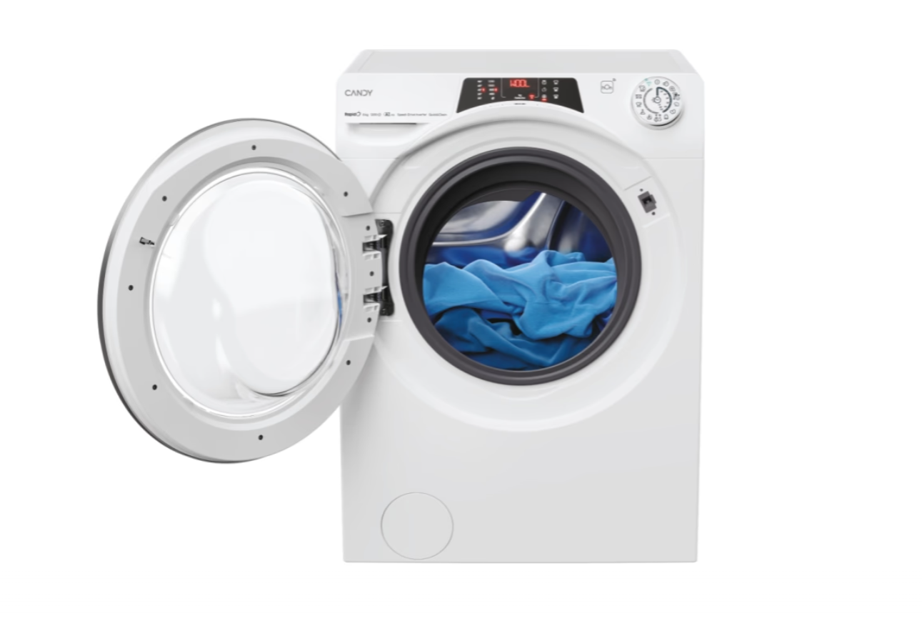 Candy Washing Machine | RO 284DWMS7/1-S | Energy efficiency class A | Front loading | Washing capacity 8 kg | 1200 RPM | Depth 53 cm | Width 60 cm | Display | TFT | Steam function | Wi-Fi | White - Image 5