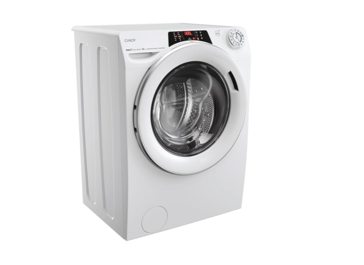 Candy Washing Machine | RO 284DWMS7/1-S | Energy efficiency class A | Front loading | Washing capacity 8 kg | 1200 RPM | Depth 53 cm | Width 60 cm | Display | TFT | Steam function | Wi-Fi | White - Image 7
