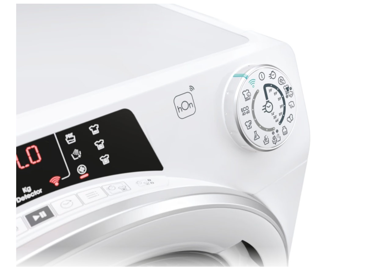 Candy Washing Machine | RO 284DWMS7/1-S | Energy efficiency class A | Front loading | Washing capacity 8 kg | 1200 RPM | Depth 53 cm | Width 60 cm | Display | TFT | Steam function | Wi-Fi | White - Image 9