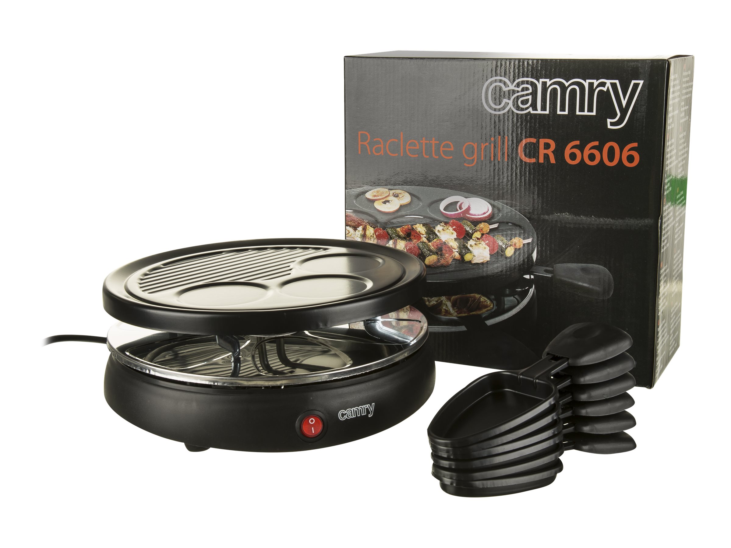 Camry | Grill | CR 6606 | Raclette | 1200 W | Black - Image 3