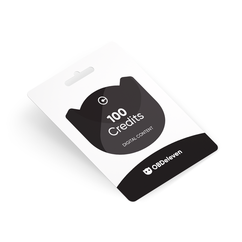 OBDeleven 100 Credits Card