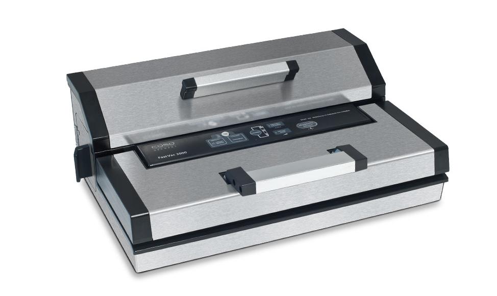 Caso | Professional Vacuum sealer | FastVac 4000 | Power 350 W | Temperature control | Stainless Steel - Image 2