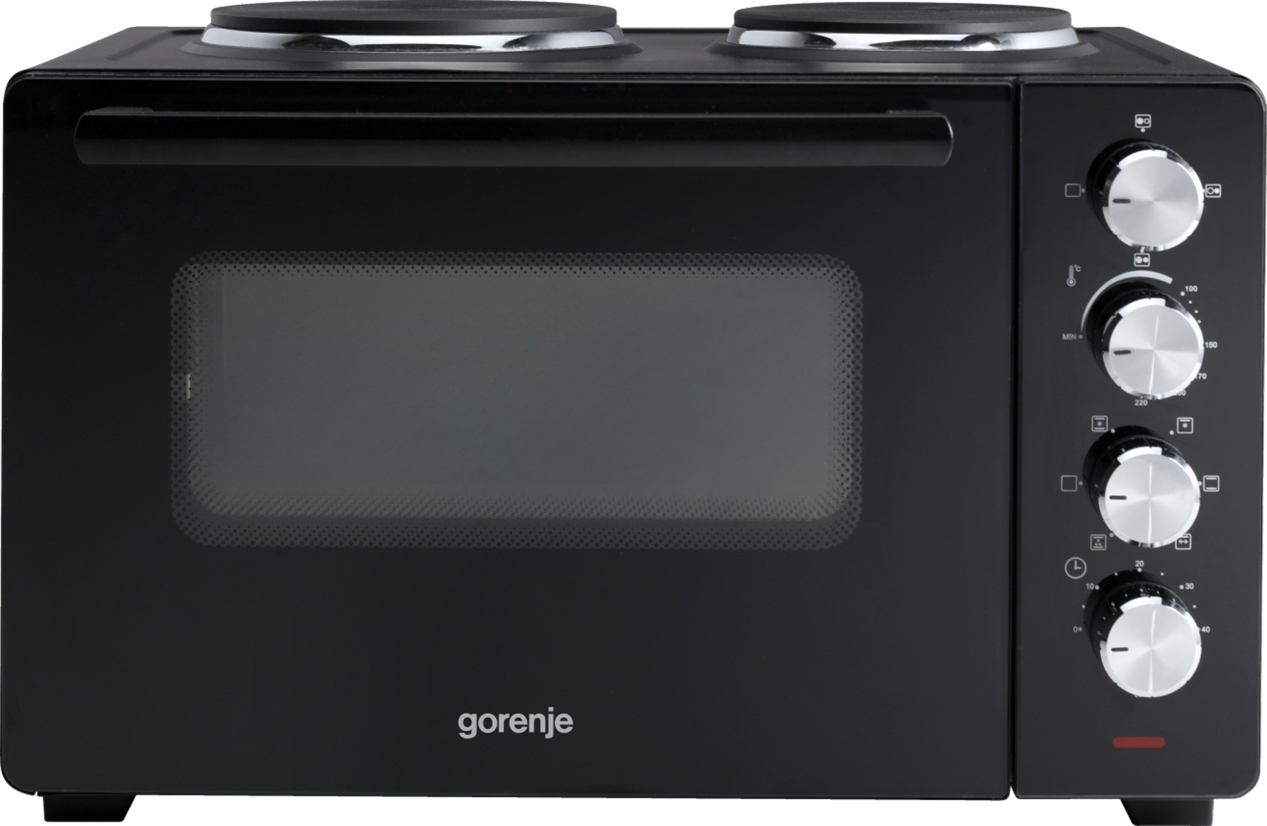 Gorenje | Mini Oven | OM30GBX | 30 L | Number of burners/cooking zones 2 | 1600 W | Black - Image 2
