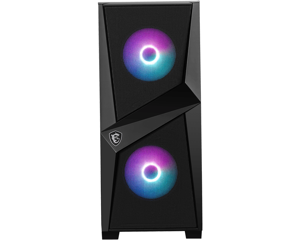 MSI MAG FORGE 100R PC Case, Mid-Tower, USB 3.2, Black | MSI | MSI MAG FORGE 100R | ATX | Black - Image 4