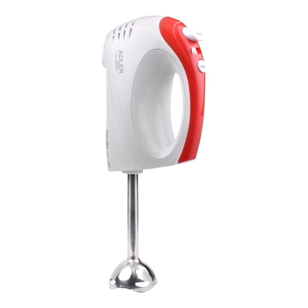 Adler | Mixer | AD 4212 | Hand Mixer | 300 W | Number of speeds 5 | Turbo mode | White