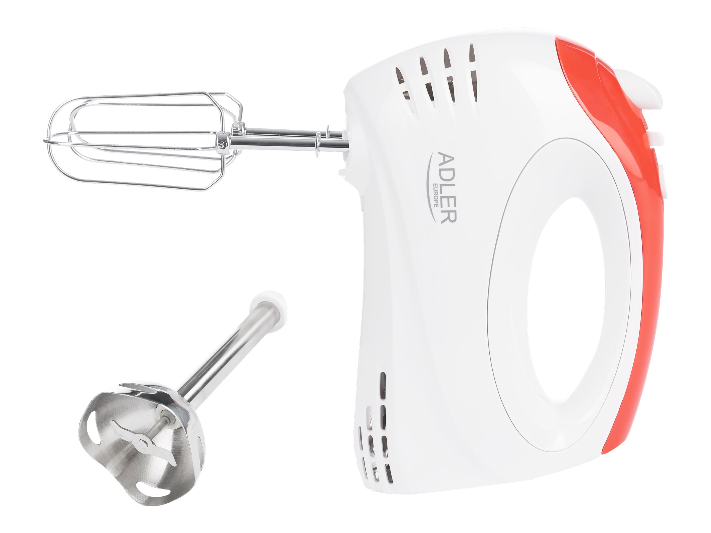 Adler | Mixer | AD 4212 | Hand Mixer | 300 W | Number of speeds 5 | Turbo mode | White - Image 2