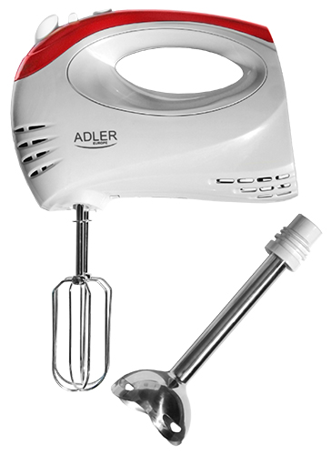 Adler | Mixer | AD 4212 | Hand Mixer | 300 W | Number of speeds 5 | Turbo mode | White - Image 13