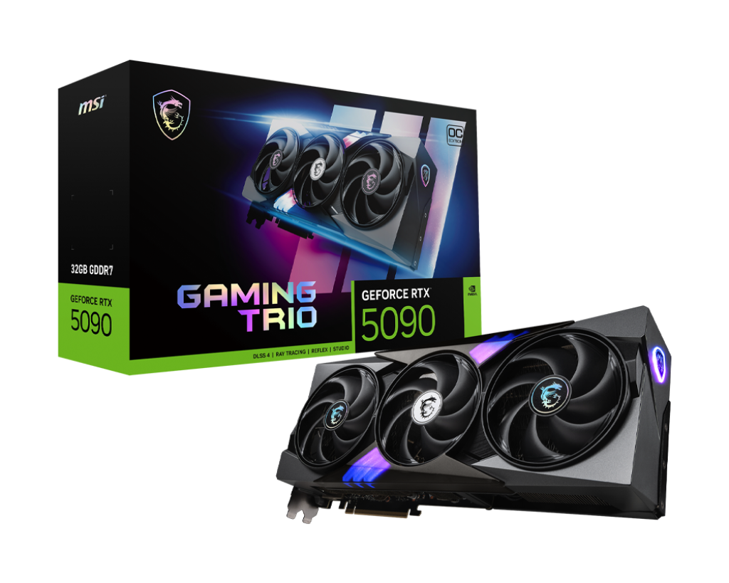 MSI GeForce RTX 5090 32G GAMING TRIO OC | NVIDIA | 32 GB | GeForce RTX 5090 | GDDR7 | HDMI ports quantity 1 | PCI Express Gen 5