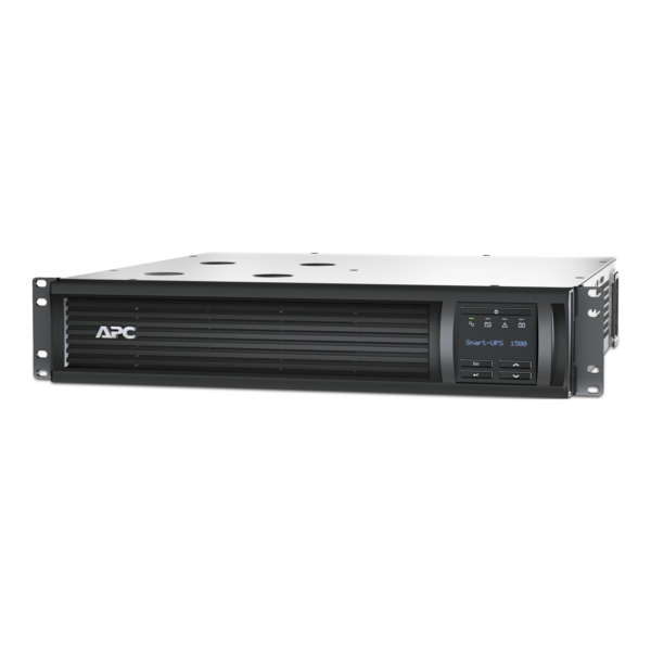 Schneider Electric APC Smart-UPS, Rackmount 2U, 230V, 4x IEC C13 sockets, Network card, AVR, LCD | SMT1500RMI2UNC | 1500 VA | 1000 W | 230 V