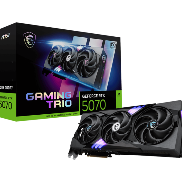 MSI GeForce RTX 5070 12G GAMING TRIO OC | NVIDIA | 12 GB | GeForce RTX 5070 | GDDR7 | HDMI ports quantity 1 | PCI Express Gen 5