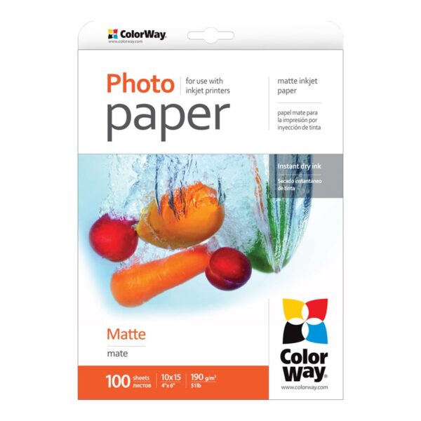 190 g/m² | 10x15 | Matte Photo Paper