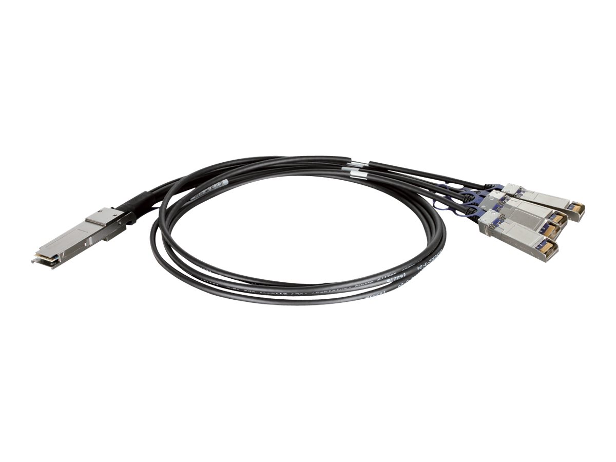 D-Link | DEM-CB100QXS-4XS | QSFP+ | Copper | Direct Attach Cable | 10/100/1000/40000 Mbit/s | Maximum transfer distance 1 m - Image 4