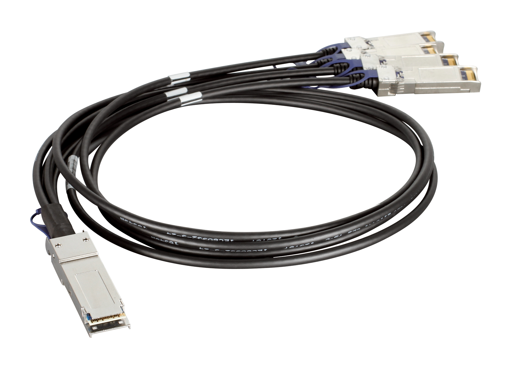 D-Link | DEM-CB100QXS-4XS | QSFP+ | Copper | Direct Attach Cable | 10/100/1000/40000 Mbit/s | Maximum transfer distance 1 m - Image 5