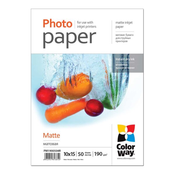190 g/m² | 10x15 | Matte Photo Paper